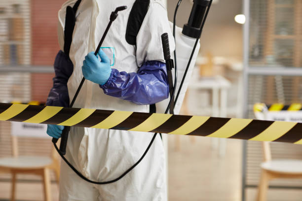 Professional Biohazard Cleanup technician working in Clinton, SC